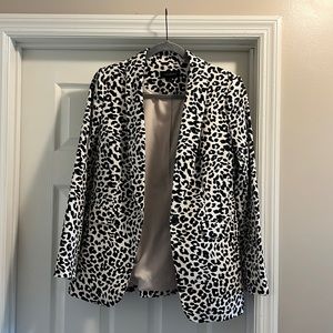 Talbots Leopard Print Blazer